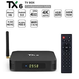 Android TV Box TX6 Ram 4Gb Rom 32Gb, Android 9.0 - Hàng Chính Hãng