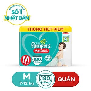 Tã Quần Pampers Giữ Dáng MegaBox M180 (Size M-180 Miếng)