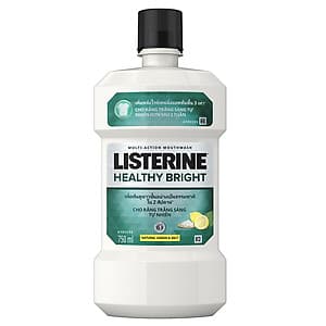 Nước Súc Miệng Làm Trắng Răng Listerine Healthy Bright (750ml) - 8850007813385