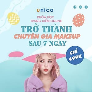  Trở thành CHUYÊN GIA MAKEUP sau 7 ngày - TẶNG KÈM THÊM 3 KHÓA HỌC [UNICA.VN