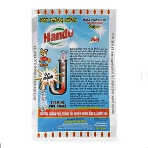 Bộ 8 gói bột thông cống cực mạnh 100g nội địa Hando
