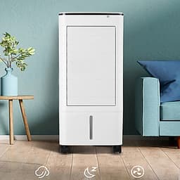 Quạt Điều Hòa Hơi Nước Đá  Có Bánh Xe kèm Điều Khiển Mini 