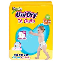 Tã Quần Unidry Ultra Jumbo XXL56 (56 Miếng)