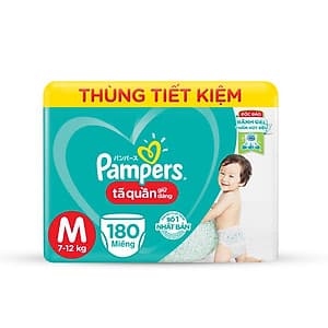 Tã Quần Pampers Giữ Dáng MegaBox M180 (Size M-180 Miếng)