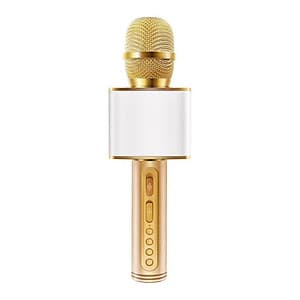 Micro karaoke không dây bluetooth kiêm loa nghe nhạc 08 auth 3 trong 1