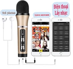 Mic C28 đẳng cấp live stream thu âm đa năng giả giọng đầy đủ phụ kiện tai phone 