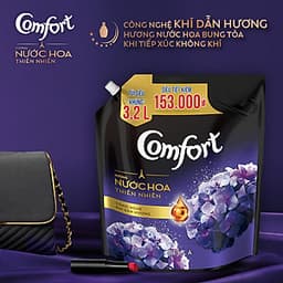 Nước Xả Vải Comfort Hương Nước Hoa Thiên Nhiên Bella (3.2L)