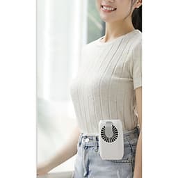 Quạt Treo Eo Lưng Kèm Dây Đeo Tích Hợp Sạc Thích Hợp Với Mọi Hoạt Động Làm Việc Giải Trí Subara GF-22