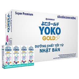 Thùng 48 Hộp Sữa Bột Pha Sẵn Vinamilk Yoko Gold 180ml