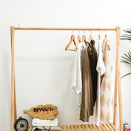 Giá Treo Quần Áo Gỗ 2 Tầng Size L A Hanger 2FL Nội Thất Kiểu Hàn BEYOURs - Gỗ Tự Nhiên