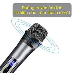 Micro karaoke không dây màn hình LCD Zansong V12 (hàng nhập khẩu)