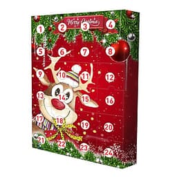Christmas Elk Advent Calendar 2020 With 24 Little Doors Mystery Gift for Kids Children Fun Surprise