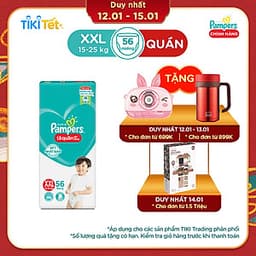Tã Quần Pampers Giữ Dáng Mới Gói Cực Đại XXL56 (56 Miếng)