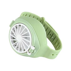 Quạt mini cứu nóng kiêm đồng hồ tích điện thời trang Watch Fan siêu cấp chanh sả dành cho bạn nữ