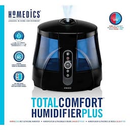 Máy phun sương tạo ẩm nóng lạnh USA công nghệ siêu âm khử khuẩn HoMedics Total Comfort Humidifier Plus nhập khẩu USA