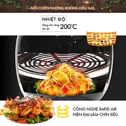Nồi chiên không dầu cao cấp 4.4L
