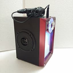 Loa Karaoke Bluetooth MN-03 có Led - Kèm Mic có dây