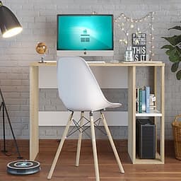Bàn Làm Việc Kết Hợp Kệ Sách Không Phải Đứng Lên Lấy Sách Khi Học Tập Và Làm Việc