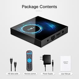 Android Box Android 10, RAM 4G, 32G ROM mạnh mẽ, wifi băng tần kép, bluetooth 5.0,đa năng, mang lại nhiều khung giờ giải trí cùng gia đình T95+TVA00
