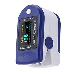 Máy SPO2 kẹp ngón tay màn hình LED đo nhịp tim và nồng độ oxy trong máy