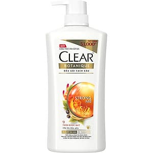 Dầu Gội Sạch Gàu Clear Botanique 9 Thảo Dược Quý (630g)
