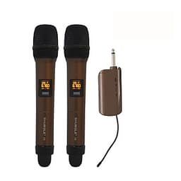 MICRO KHÔNG DÂY KARAOKE 2 MIC CHUYÊN NGHIỆP SHUBOLE K8-HÁT KARAOKE NGỌT NGÀO ẤM ÁP- HÀNG NHẬP KHẨU