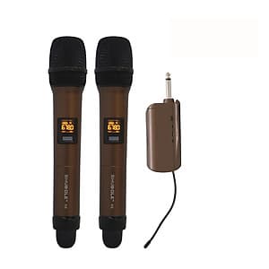 MICRO KHÔNG DÂY KARAOKE 2 MIC CHUYÊN NGHIỆP SHUBOLE K8-HÁT KARAOKE NGỌT NGÀO ẤM ÁP- HÀNG NHẬP KHẨU