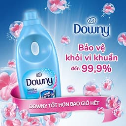 Nước Xả Vải Downy Chuyên Dụng Chống Khuẩn (Chai Lớn Tiết Kiệm 3.8L) - Bảo vệ khỏi vi khuẩn và mùi hôi - Hương thơm tươi mát kéo dài