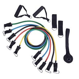 Dây Ngũ Sắc tập Gym chính hãng full body, 5 dây ngũ sắc tập thể hình đa năng tại nhà, văn phòng, phòng Gym