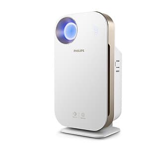 Máy lọc không khí kháng khuẩn trong nhà nhãn hiệu Philips AC4558 Cảm ứng thông minh 4 màu, giám sát và kiểm soát với ứng dụng điện thoại thông minh, loại bỏ vi rút, vi khuẩn - HÀNG NHẬP KHẨU 