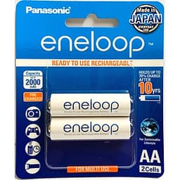 Pin Sạc AA Eneloop 2000 mah Made In Japan BK3MCCE/2B Chính Hãng ( Panasonic Phân Phối Trực TIếp Tại Việt Nam )