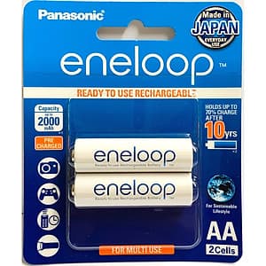 Pin Sạc AA Eneloop 2000 mah Made In Japan BK3MCCE/2B Chính Hãng ( Panasonic Phân Phối Trực TIếp Tại Việt Nam )