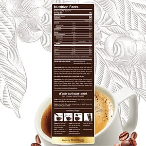 Cà phê hòa tan 3 in 1 Q Express Arabica Đậm Vị (24 sticks x 20g) Trần Quang