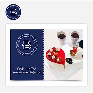 Paris Baguette - Bánh Kem Hai Nửa Tình Yêu (19cm) áp dụng tại các chi nhánh