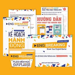 Tự Học Tiếng Anh Giao Tiếp Chỉ Trong 3 Tháng - Eng Breaking (Kèm File mềm Học Offline Và Tài Khoản Học Online)