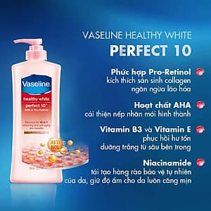 Sữa Dưỡng Thể Vaseline Perfect 10 Trong 1 32015363 (350ml)
