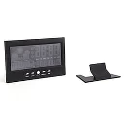 Đồng Hồ Báo Thức Điện Tử Đa Năng Có Màn Hình LCD Hiển Thị Thời Gian/ Ngày/ Tuần/ Nhiệt Độ/ Độ Ẩm/ Thời Tiết - Đen