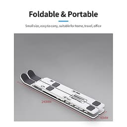 Giá Đỡ Laptop Hợp Kim Nhôm 7 Cấp Độ Điều Chỉnh Chống Trượt Gấp Gọn