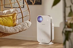 Máy lọc không khí kháng khuẩn trong nhà nhãn hiệu Philips AC4558 Cảm ứng thông minh 4 màu, giám sát và kiểm soát với ứng dụng điện thoại thông minh, loại bỏ vi rút, vi khuẩn - HÀNG NHẬP KHẨU 