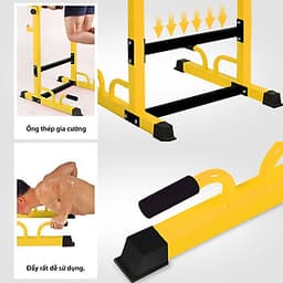 BG Bộ xà đơn, xà kép đa năng  cao 1m9 cao cấp CHINNING DIPPING (hàng nhập khẩu)