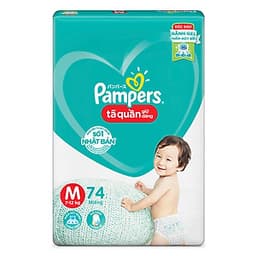 Tã Quần Pampers Giữ Dáng Mới Gói Cực Đại M74 (74 Miếng)