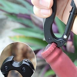 Dụng cụ đa chức năng Dao gấp với Móc khóa mở chai ama68