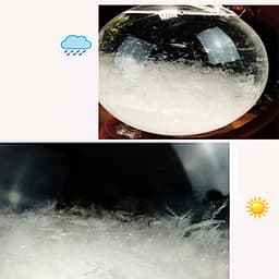 Quả Cầu Pha Lê Dự Báo Thời Tiết Hình Giọt Nước 