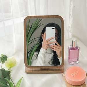 Gương gỗ trang điểm để bàn BEYOURs Phấn mirror nội thất kiểu hàn lắp ráp