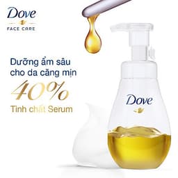 Sữa Rửa Mặt Dạng Bọt Dove Tinh Chất - Serum Se Khít Lỗ Chân Lông Và Kiềm Dầu 160Ml