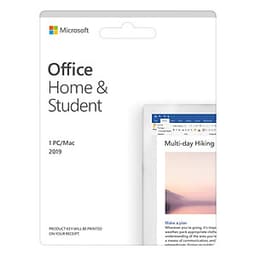 Phần mềm Office Home and Student 2019 English APAC EM Medialess P6 (79G-05143) - Hàng Chính Hãng