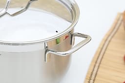 Bộ nồi Fivestar inox 304 bếp từ 3 đáy 4 món FS08-CV tặng bộ thau rổ- Hàng Chính hãng