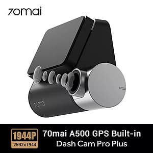 Camera hành trình 70mai Dash Cam Pro Plus , 70mai A500 Quốc tế , Tích hợp sẵn GPS , Cam hành trình xiaomi -Hàng Nhập Khẩu 