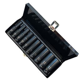 10Pcs Wind Sleeve Pneumatic Sleeve 1/2 Auto Repair Tool Set Iron Box Sleeve