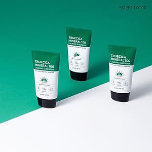 Kem Chống Nắng Dành Cho Da Dầu Mụn, Nhạy Cảm Some By Mi Trucica Mineral 100 Calming Suncream SPF50+/PA+++ 50ml
